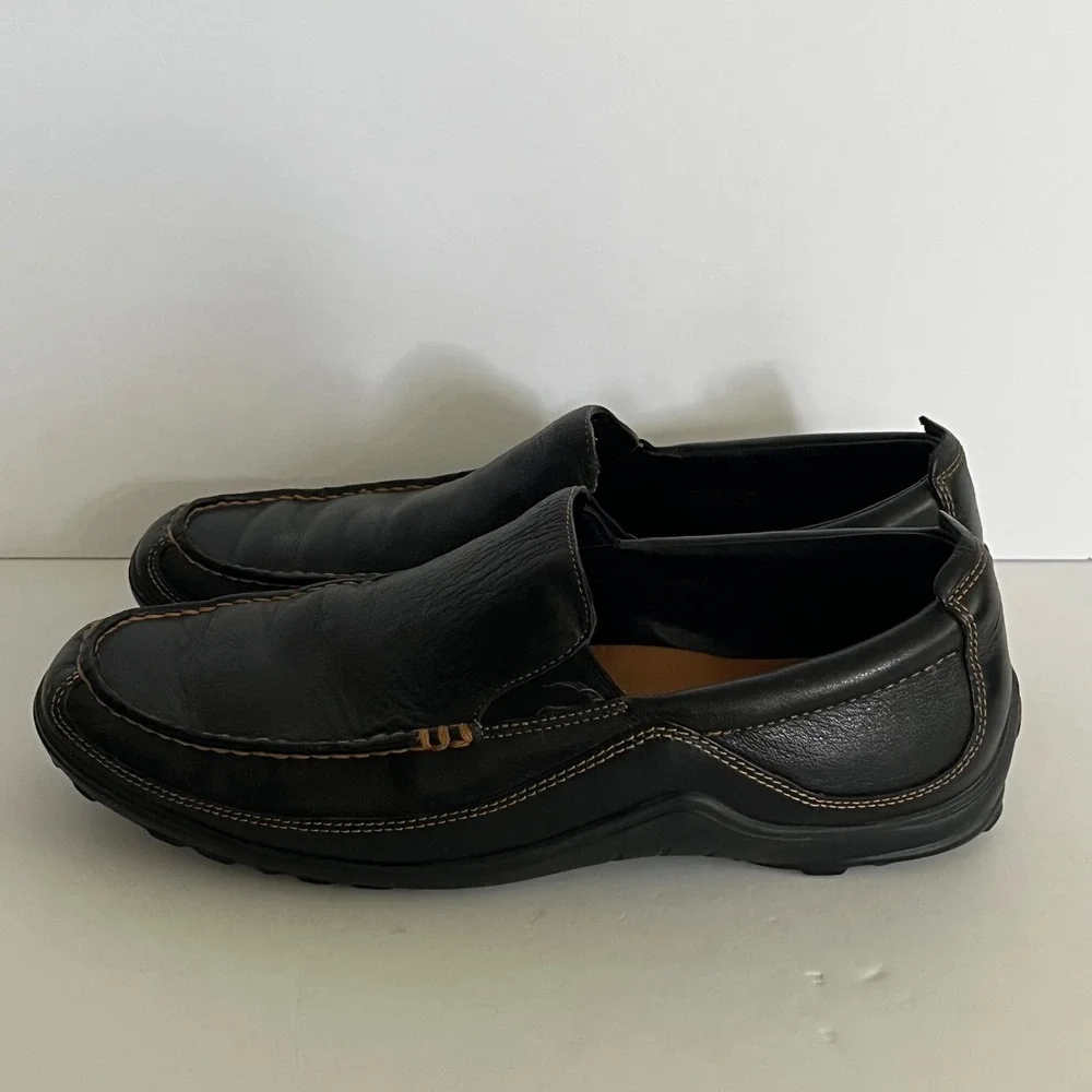 Cole Haan Tucker Venetian Black Leather Driving Loafers C03557 G12 Slip On 10M